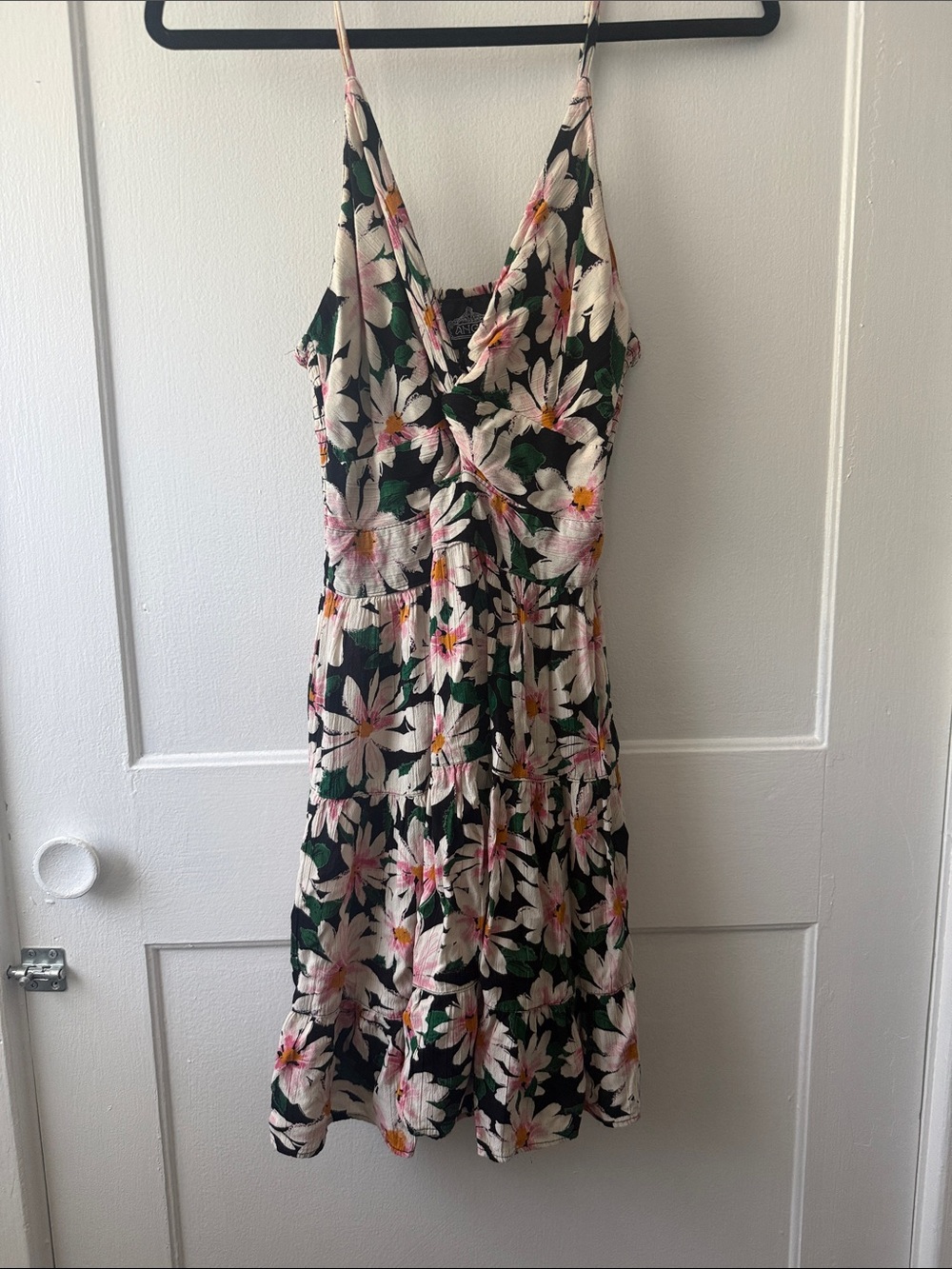 Floral Spaghetti-Strap Dress